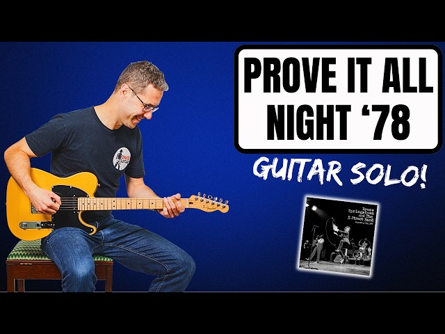 Prove It All Night 78' guitar solos lesson