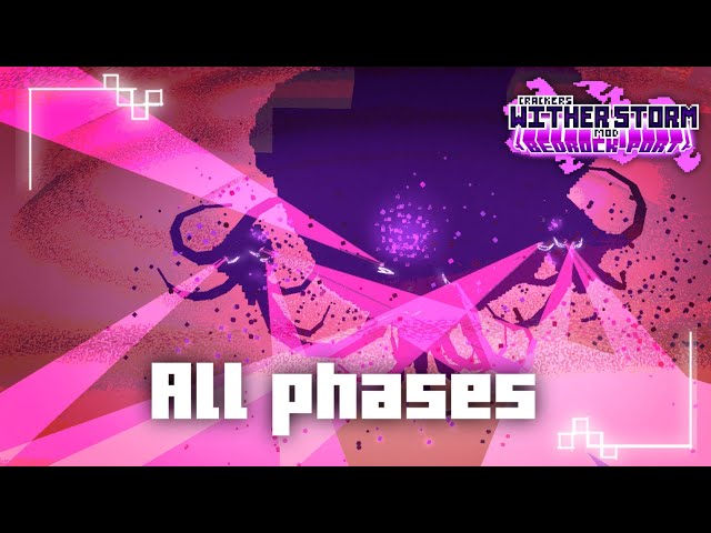 Crackers Wither Storm Mod Bedrock Port Add-On: All Phases - Full Evolution in Minecraft