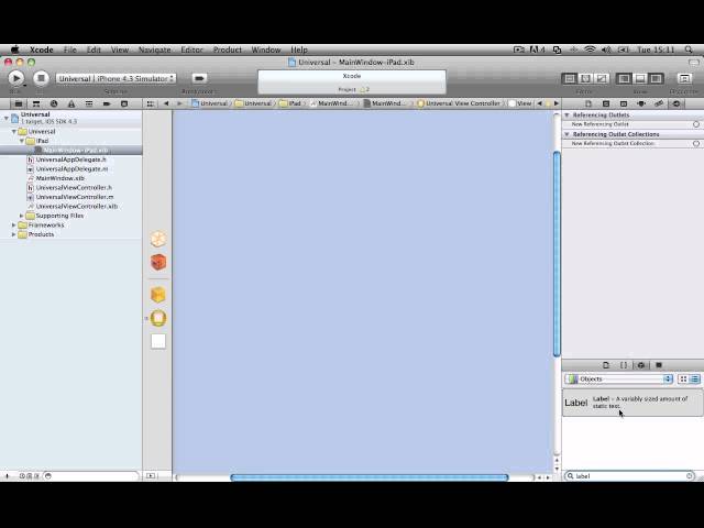 XCode 4 Tutorial Universal Application - ZenCoreDev