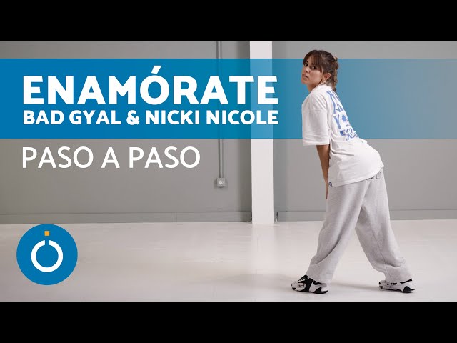 ENAMÓRATE Bad Gyal Choreography STEP BY STEP 🥰 Easy Reggaeton Choreography