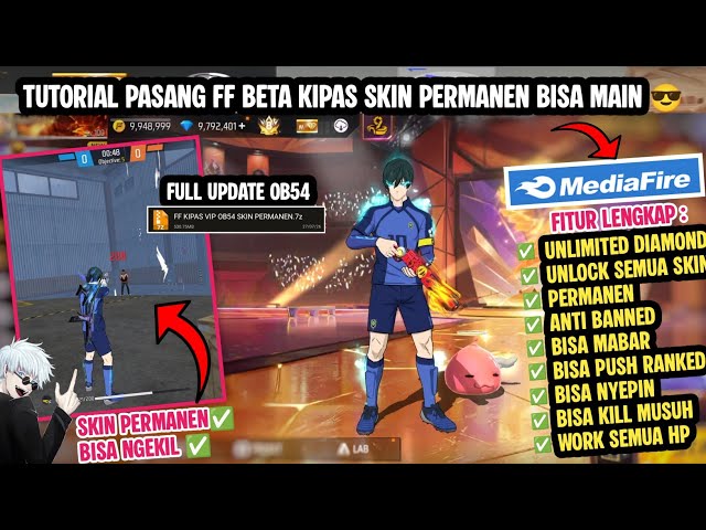 FULL UPDATE OB54‼️HOW TO DOWNLOAD THE NEWEST VIP FF KIPAS UPDATE 2026 - MEDIAFIRE LINK