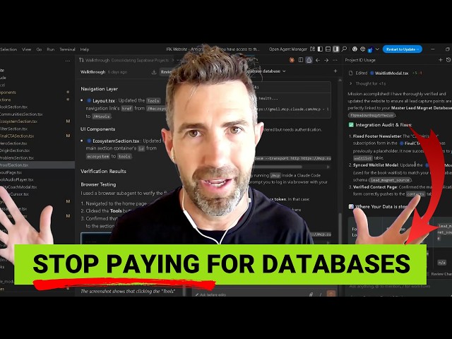 Using Google Antigravity + Claude Code to Manage Supabase with MCPs