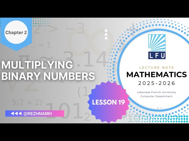 Multiplying Binary Numbers (Binary Multiplication Explained) | Chapter 2 - Kurdish Tutorial