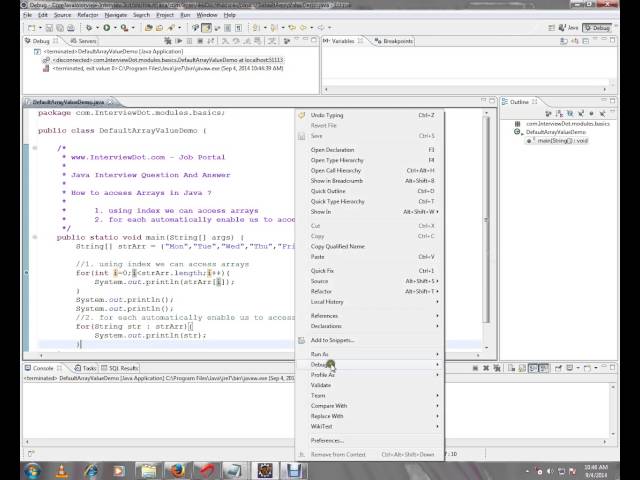 HOW TO ACCESS ARRAYS IN JAVA TAMIL