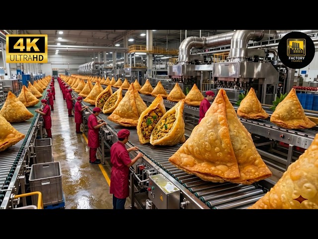 Inside the Mega Samosa Factory | Satisfying Mass Production (Full Process)