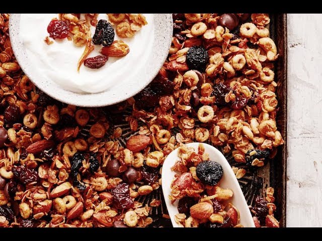 Gluten Free Coconut Cherry Granola