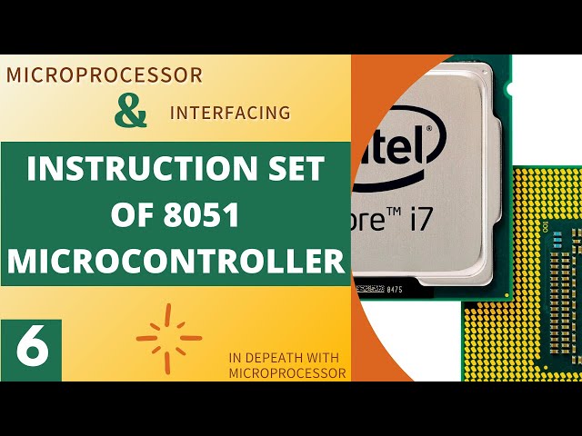 Instruction Set of 8051 || Microcontroller || ECE.
