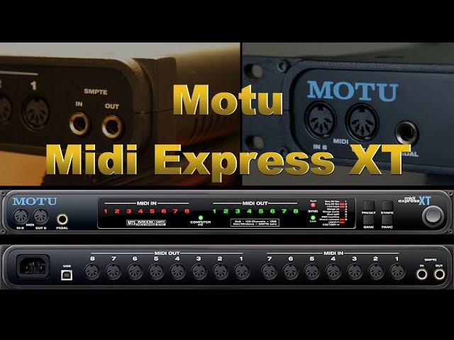 Motu Midi Express XT Walk Through / Video Manual