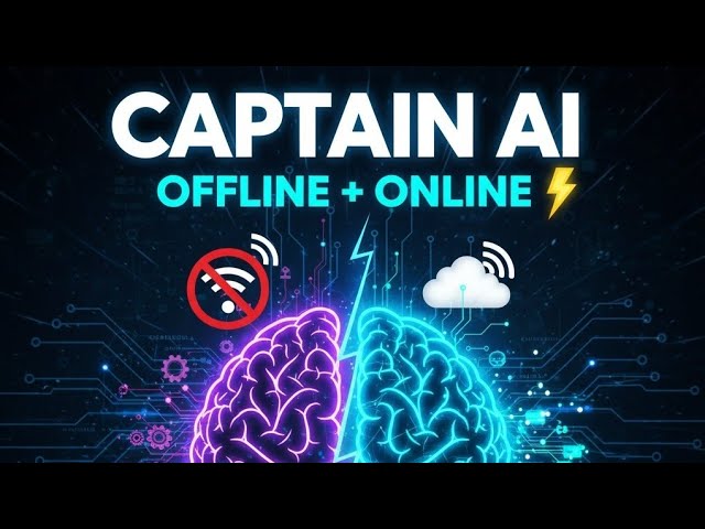 🧠 Build Your Own Offline + Online AI Voice Assistant in Python | Captain AI 🚀 | #AIvoiceassistant