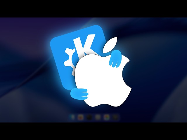 I Tried KDE... Then Turned it Into macOS