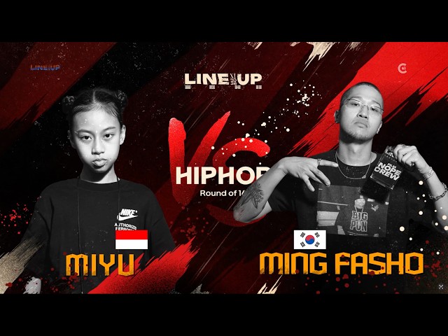 16 -3 MIYU (ID) VS MING FASHO (KR) HIPHOP ROUND OF 16 | 2026 LINE UP XI🇰🇷