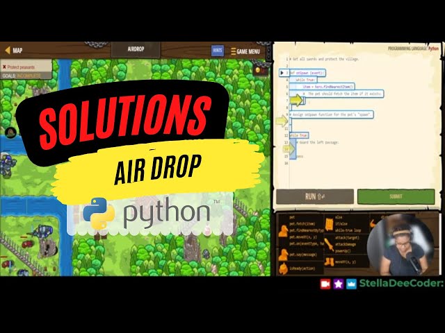 CodeCombat Python | Air Drop