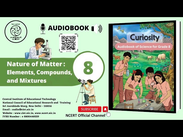 NCERT Curiosity Science Class 8 Chapter 8 Nature of Matter, Elements, Compounds, and Mixtures