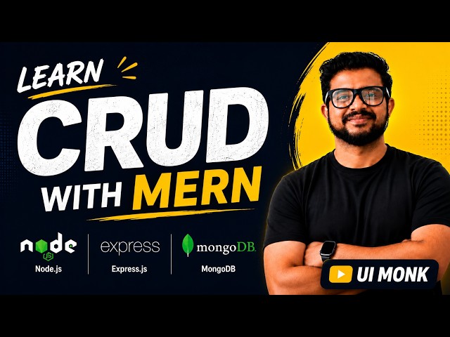 Ep1 - CRUD with MERN Stack | Express.js + MongoDB + Mongoose + Vanilla JavaScript