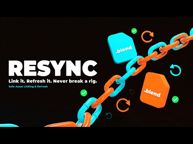 How ReSync Works | Step by Step Tutorial | Blender Addon
