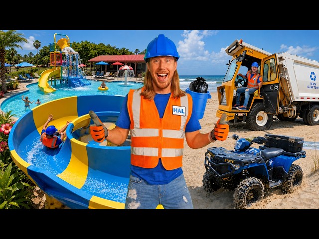 Handyman Hal’s Awesome Summer Adventure! ☀️ Pool, Beach & Water Fun for Kids