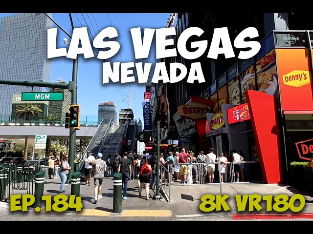 Ep.184 Las Vegas Nevada – Iconic Shopping Architecture Across the Las Vegas Strip 8K VR180 3D Travel