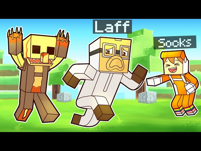 Trolling Laff with the PARASITE MINECRAFT MOD (hilarious)