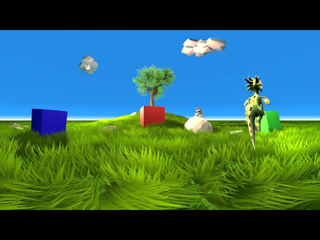 Learn colors with Rex the Dragon in 3D 360 VR!