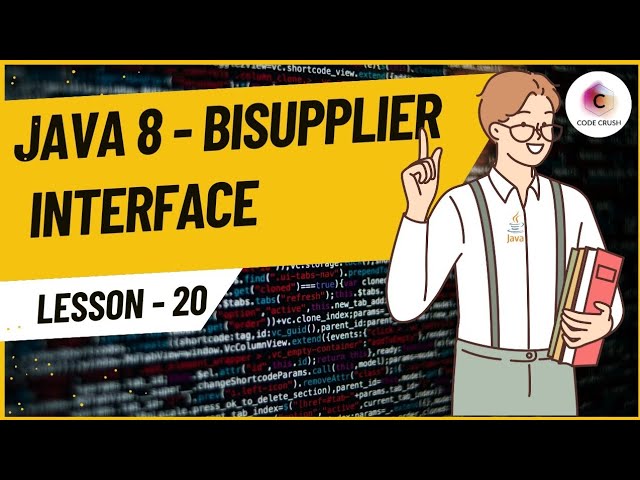 BiSupplier Interface In Java 8 | Why BI Supplier Interface Doesn’t Exist in Java 8: Explained | Java