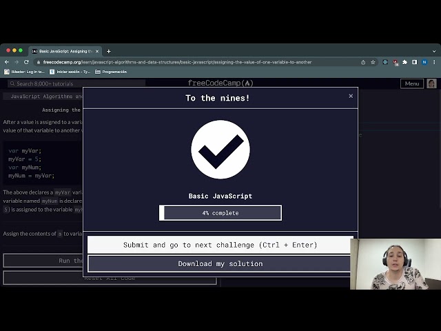 Aprendiendo JavaScript con freeCodeCamp.com #1