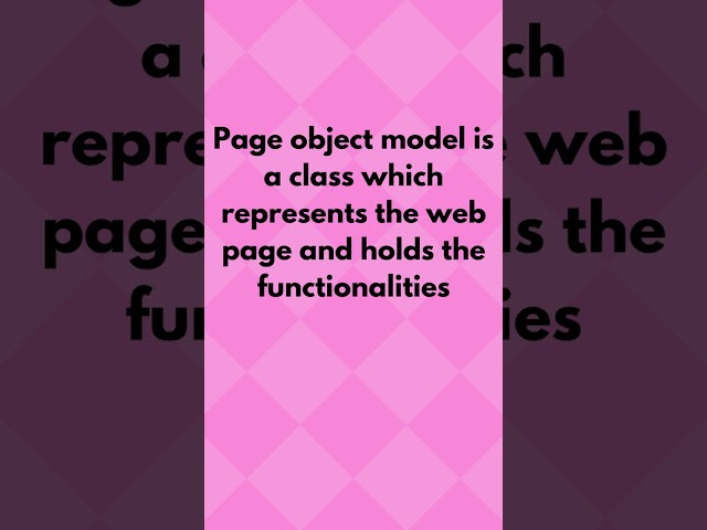 What is the difference between Page object model and Page Factory
