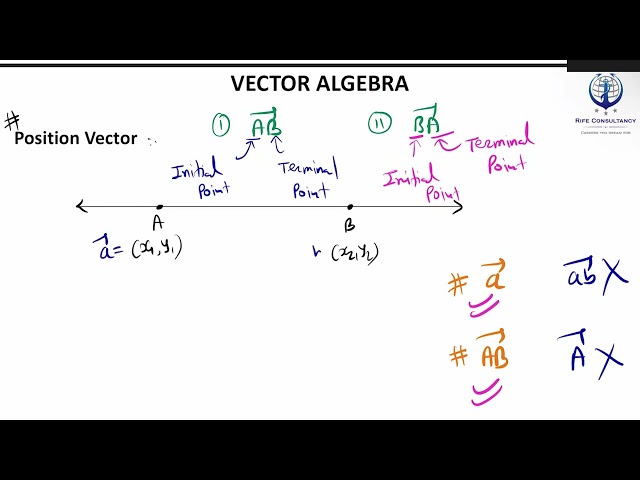 Position Vector Explained | Coordinates & Vectors | Class 12 Maths | CBSE, JEE