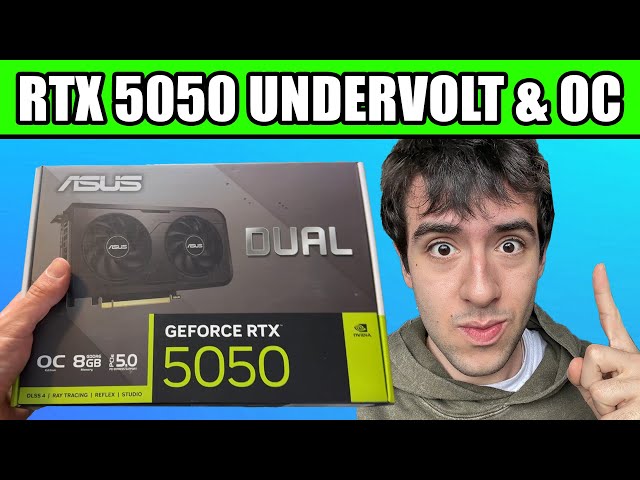 Undervolt & Overclock your RTX 5050 for more FPS and Lower Temperatures! - Tutorial