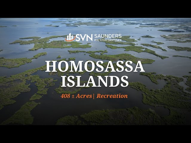 Homosassa Islands | 408 ± Acres | Coastal Islands For Sale along Homossasa River | Homosassa, FL