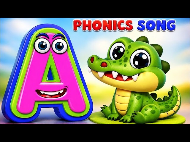 Angel Words ABC: A for Alligator Alphabet, Learning for Kids