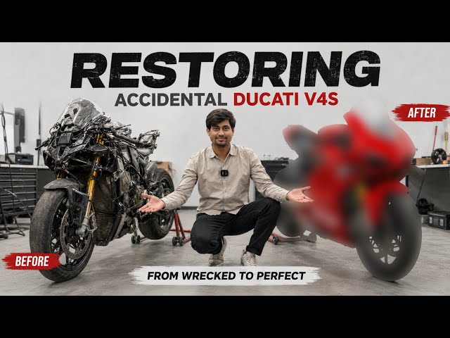 Restoring a Ducati V4S from scrap