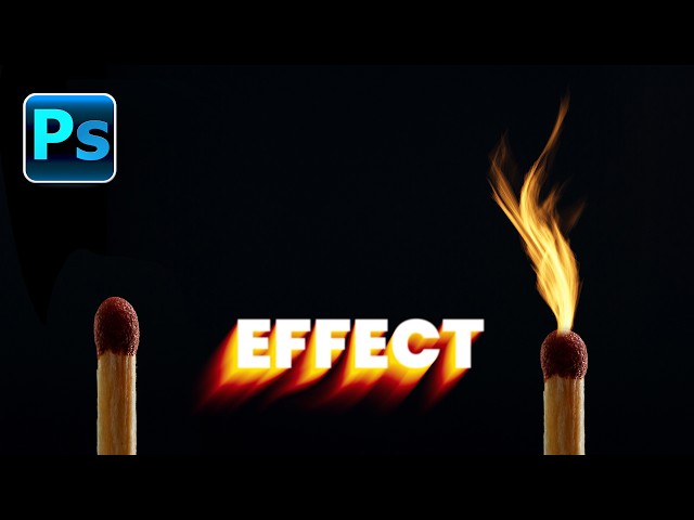 Fire Text Effect in Photoshop | Photoshop Tutorial