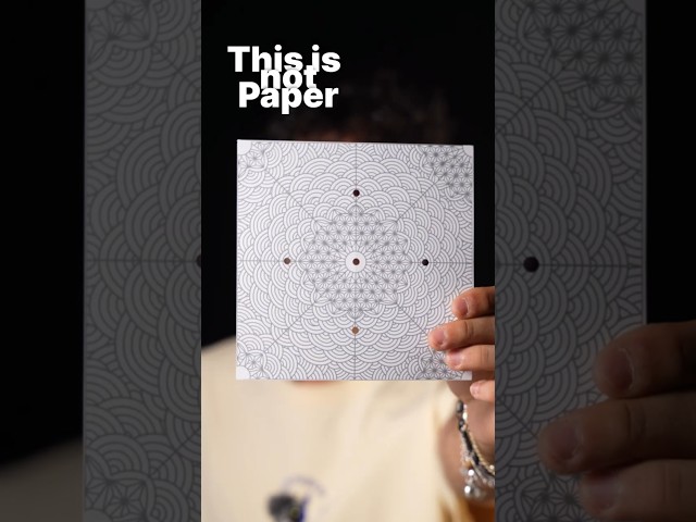 This is not paper #3dprinting #design #origami #laser  #collecticraft