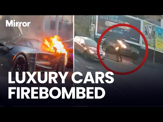Molotov cocktails thrown at sports cars outside wedding with 500 guests attending in Birmingham