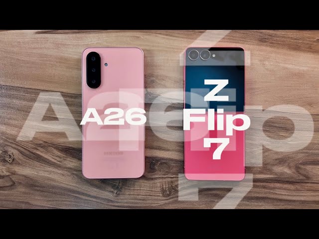 Samsung Galaxy A26 vs Samsung Galaxy Z Flip7 