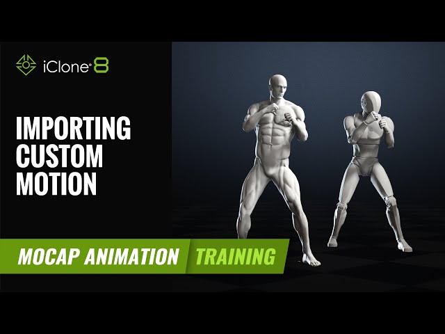 How to import 3D animations and meshes from Blender into iClone | Mocap Animation Course | iClone 8