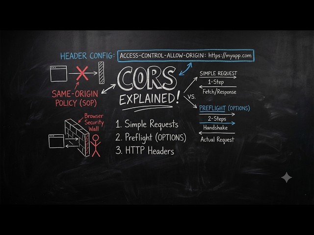 CORS Explained (Stop Fearing CORS Errors!)