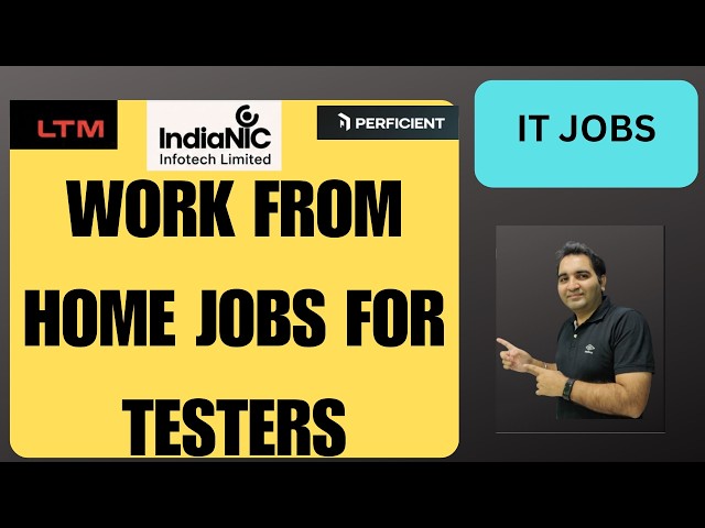 WFH Testing Jobs | Manual Testing| QA Jobs| Rd Automation Learning