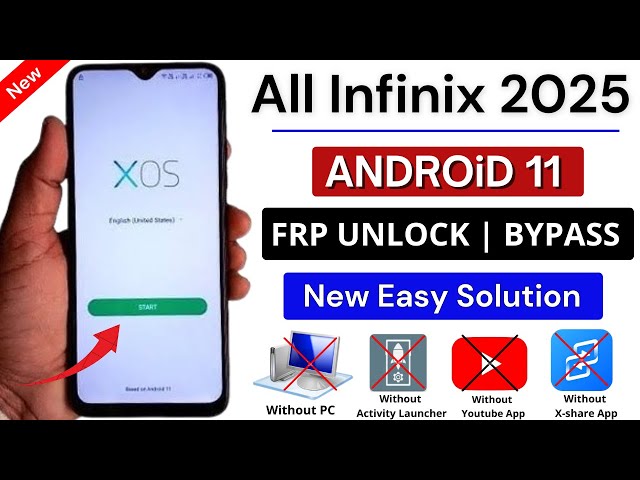 All Infinix Android 11 FRP Bypass 2025 | X688B/X657B/X6611B | Google Account Bypass Without PC