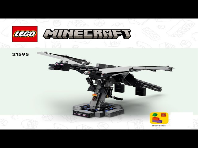 LEGO Instructions - Minecraft - 21595 - The Ender Dragon - Minifig-scale