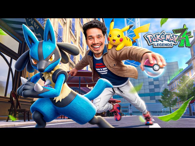 FINALLY CAUGHT LUCARIO IN POKEMON LEGENDS Z-A 😱