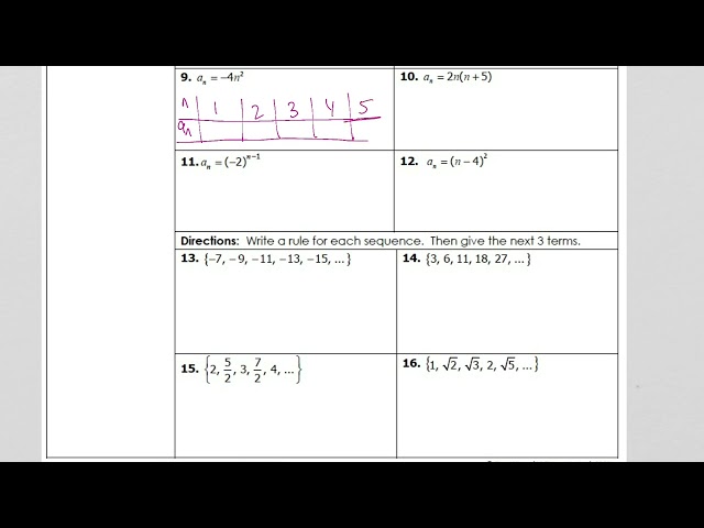 Intro To Sequences 2