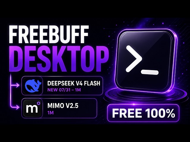 Freebuff: UNLIMITED FREE AI CODING AGENT | Goodbye Terminal! Desktop App Is Here