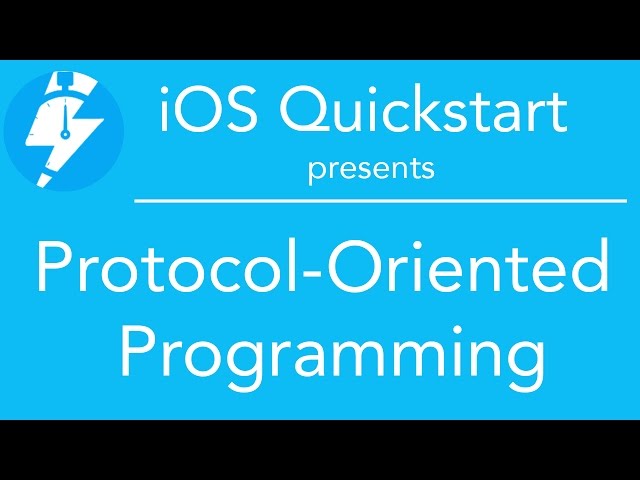 iOS Quickstart - Protocol-Oriented Programming