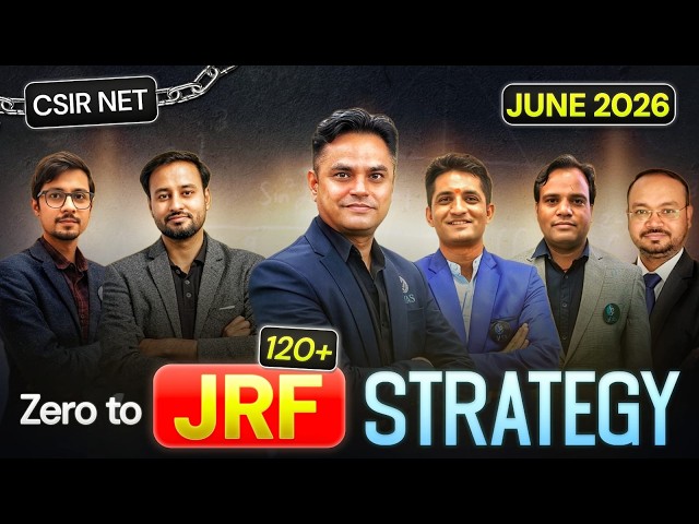 Zero to JRF Strategy | CSIR NET June 2026 | IFAS