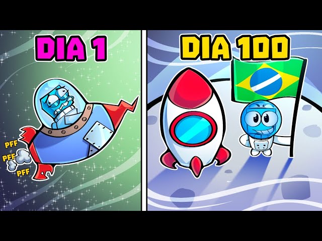 Criei MEU PRÓPRIO FOGUETE para ir para A LUA!