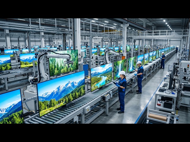 How Televisions Are Made Inside One Of The World’s Most Advanced Electronics Factory