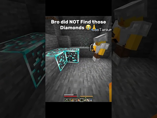 Minecraft funny diamond moment 🤣#jurassicworld