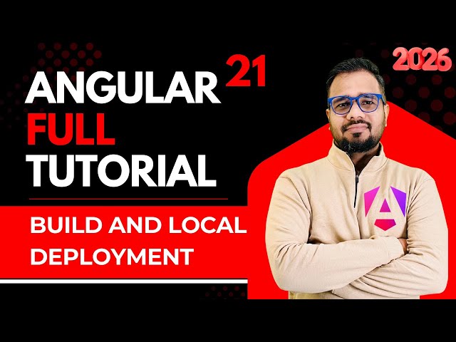 Angular 21 Tutorial in Hindi #65 | Build for Deployment | HTTP Server