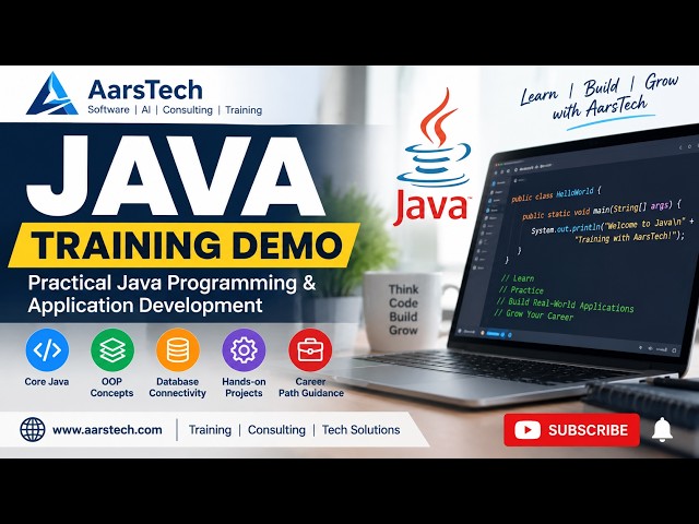 Java Training Demo | Practical Java Programming & Application Development